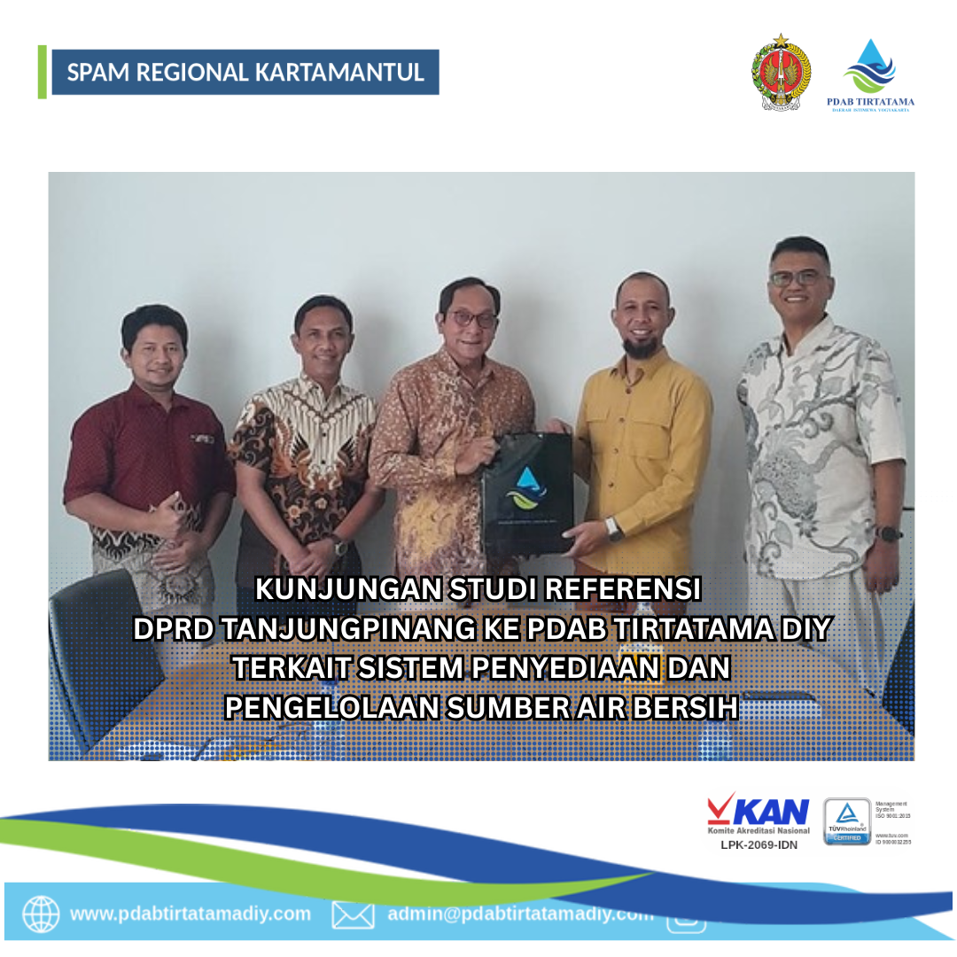 DPRD KOTA TANJUNGPINANG LAKUKAN STUDI REFERENSI KE PDAB TIRTATAMA DIY